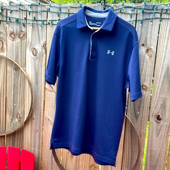 Under Armour Other - Under Armour Blue Medium Polo